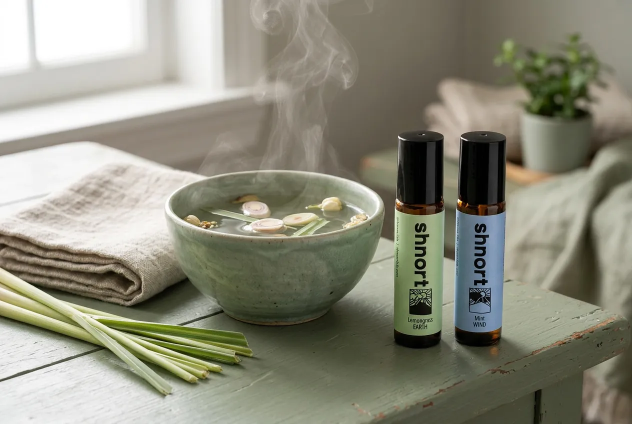 shnort herbal oil rollers — A herbal inhaler for flights