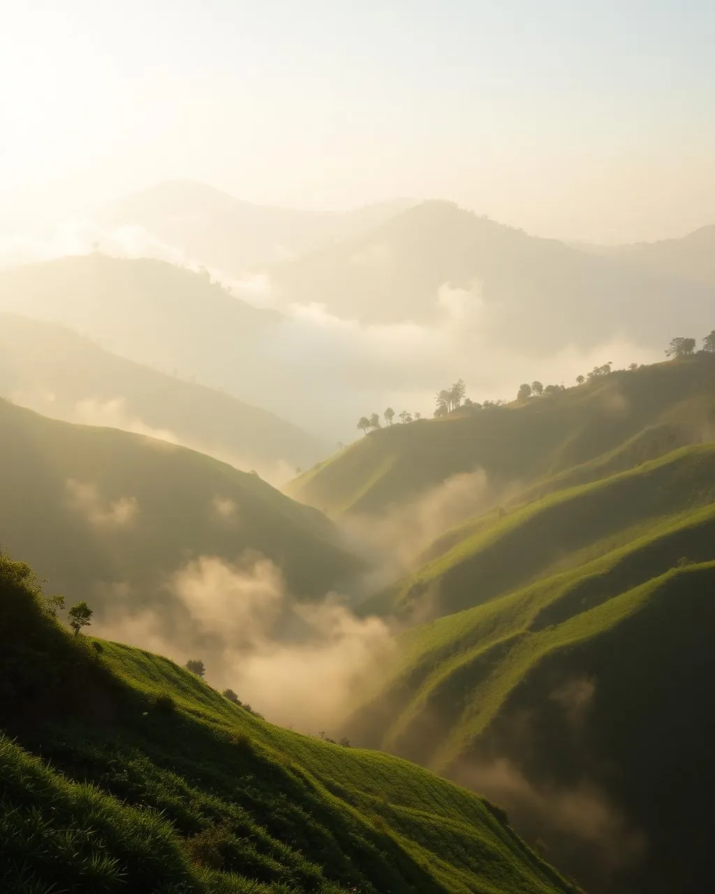 Highland herb fields in northern Thailand where shnort botanicals are gathered