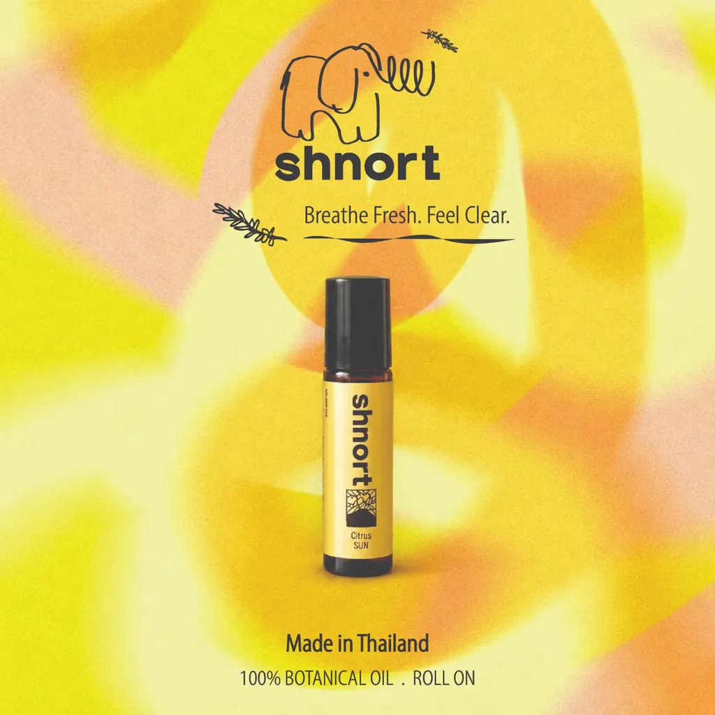 Citrus SUN Thai herbal roller oil bottle